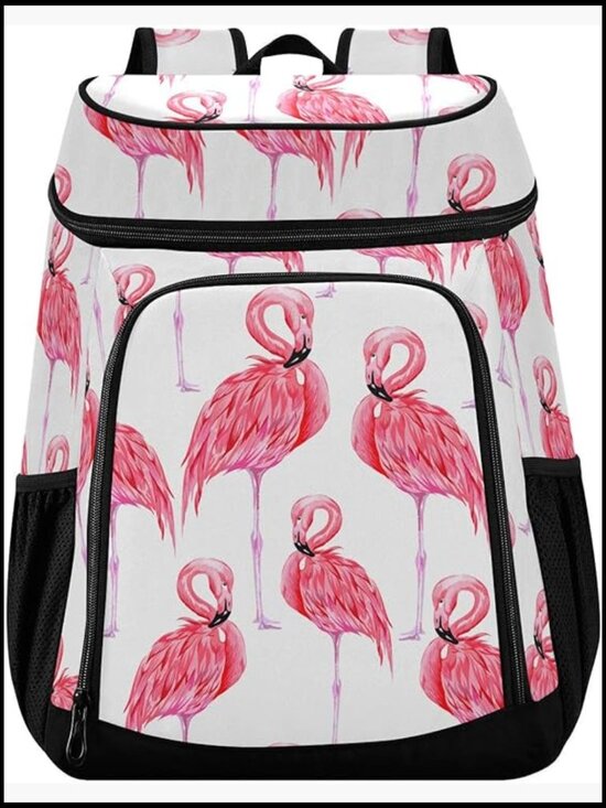 Insulated Cooler Backpack Leakproof 36 Can Lunch Bag Camping Beach